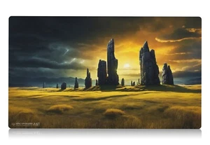 Original Plains White Land Art MTG Playmat - 24"x14" Magic the Gathering Mat - Picture 1 of 7