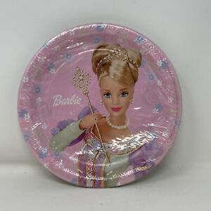  NEW  ~BARBIE DREAM TIME~  8 LUNCH  PLATES VINTAGE  PARTY SUPPLIES