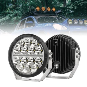 Luz de conducción LED de 7 pulgadas blanco ámbar DRL 450W foco redondo todoterreno 4x4 SUV UTV - Imagen 1 de 18