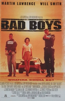 Bad Boys 18 1995 ‧ Action/Comedy Movie Film Postcard Card. Will Smith. - Image 1 of 2