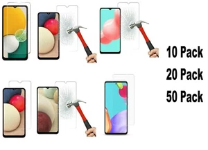 Lot of 10 20 50 Tempered GLASS Protector for Samsung A02s/A03s/A12/A13/A32 5G - Picture 1 of 7
