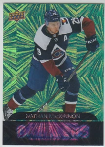 Nathan Mackinnon 2020-21 Upper Deck Series 1 Dazzlers DZ-12 Green - Picture 1 of 2