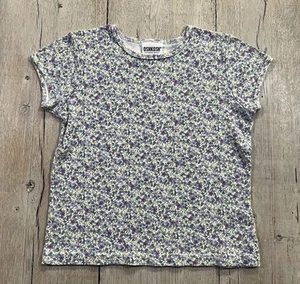 Vintage Oshkosh B’ Gosh Floral Top T-Shirt Size 6X Kids Made In USA - Picture 1 of 4