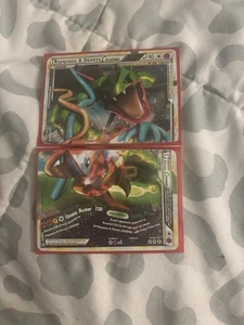 Pokemon Rayquaza and Deoxys Legend Card Top and Bottom NEGOTIABLE  - Picture 1 of 5