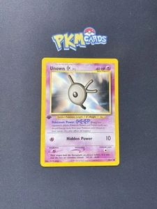 Pokémon TCG Unown [K] Neo Revelation 58/64 Regular 1st Edition MP. - Picture 1 of 3