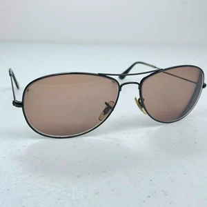 Ray Ban Brille, nur Gestell, RB 3362 COCKPIT 002, 59-14, 3N, schwarz, Aviator. - Bild 1 von 8