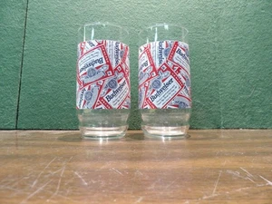 E6006 - Juego de 2 vasos de pinta retro Budweiser - Imagen 1 de 1