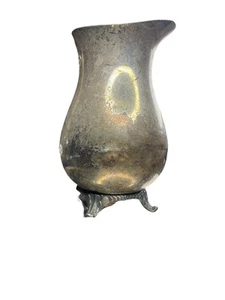 Vintage WM Rogers 817 Silver Plate Footed Water Beverage Pitcher Broken Handle - Picture 1 of 7