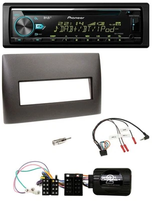 Pioneer DAB Lenkrad CD USB Bluetooth Autoradio für Fiat Stilo 2001-2007 schwarz - Bild 1 von 4