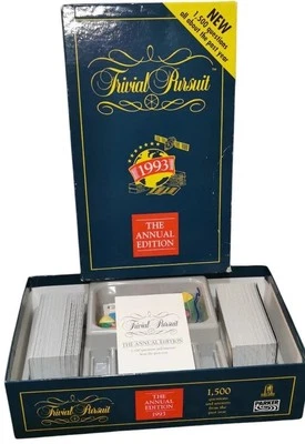 Vintage Trivial Pursuit 1993 Annual Edition Parker Quiz Game Complete - Image 1 of 2