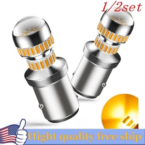 2/4x 1157 LED Tail Brake Stop Reverse Parking Turn Signal DRL Light Bulb amber - Bild 1 von 11