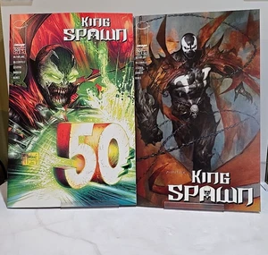 Conjunto de cómics de imagen de variantes de Todd McFarlane/Puppeteer Lee edición #50 King Spawn - Imagen 1 de 3