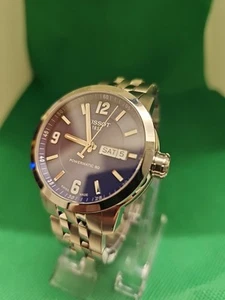 Tissot Rare Prc 200 Powermatic 80 Blue Face Watch ( 18cm Wrist) - Picture 1 of 23