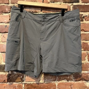 Outdoor Research Ferrosi Shorts 7” 269196 Green Size 14 Flaw Hiking Outdoor - Picture 1 of 7