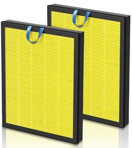 2-Pack HEPA Yellow Pet Allergy Filter for LEVOIT Vital 200S 200S-P Air Purifier - Picture 1 of 11