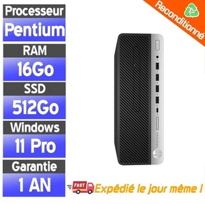 ☑️⭐☑️Unité centrale - HP ProDesk 600 G3 SFF - Pentium - 16Go ram 512Go☑️⭐☑️ - Photo 1/4