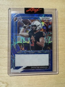 2022 Leaf Exotic Spencer Sanders Blue Disco (RC) 1/1 Pre-Production Proof - Picture 1 of 2