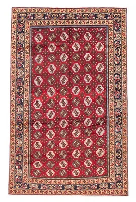 Alfombra tradicional de lana oriental de 6'3" x 9'9" vintage anudada a mano Foto 1 de 4