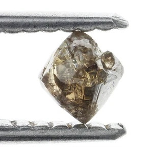 Octahedron Loose Natural Light Brown 4.66X4.55X3.27MM 0.48 carat Rough Diamond - Picture 1 of 2