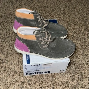 NEW Birkenstock Pasadena High Dark Grey Lavender Shoes SIZE EU 42 M9 L11 New - Picture 1 of 9