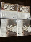 Creative Memories Lot 12x12 Page Protectors White & Scrapbook Pages Lot Of 4