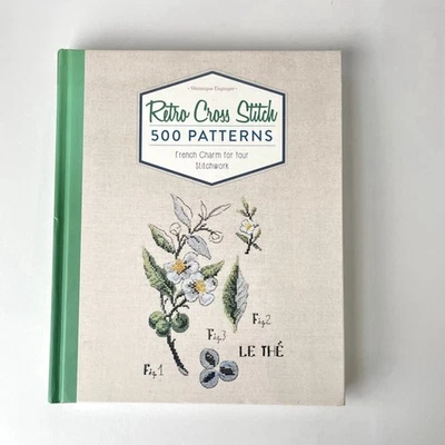 Veronique Enginger Retro Cross Stitch 500 Patterns Book French Charm New - Image 1 of 4