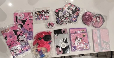 Kuromi Cumpleaños Fiesta Decoraciones Suministros Globos Banners Decoración Foto 1 de 4