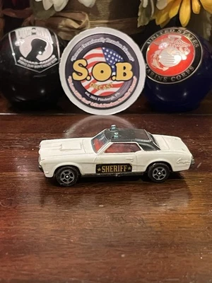 CORGI JUNIORS Whizzwheels Mercury Cougar XR7 Sheriff White Diecast USED EX Cond - Image 1 of 4