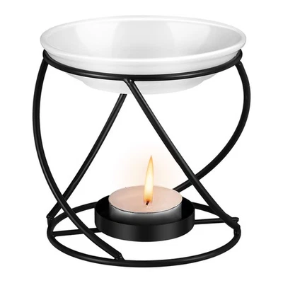  Difusor de aroma de habitación aceite esencial cera fundida cerámica calentador fragancia Foto 1 de 4