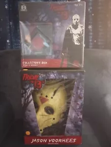FRIDAY THE 13TH JASON VOORHEES Deluxe Mask + Collector's Box - Picture 1 of 9