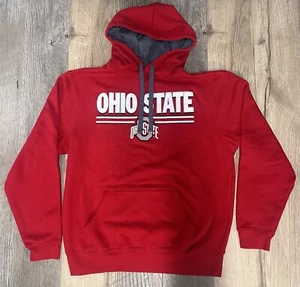 OHIO STATE 4th and 1 Pullover Red Hoodie Graphic Hooded Sweatshirt Men's Large - Picture 1 of 12