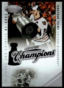 2010-11 Panini Certified Champions Jonathan Toews /500 Chicago Blackhawks #JT