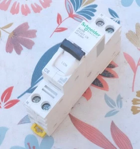 Schneider Electric A9P22606 Acti9 iDT40T disjoncteur modulaire 1P+N - 6A - Afbeelding 1 van 9