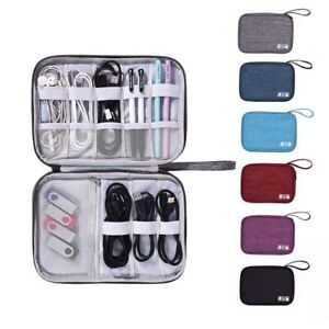 Electronics Accessories Earphone Wire Pouch Digital Storage Bag USB Cable Bags