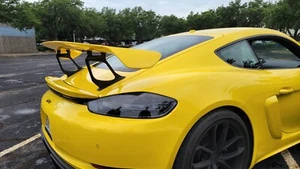 Alerón trasero elevador negro elevadores para Porsche GT4 981 718 Cayman - Imagen 1 de 3
