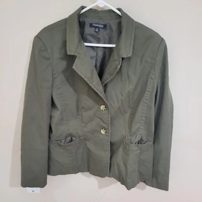 Chaqueta para mujer Chadwicks of Boston verde talla 18 Foto 1 de 2