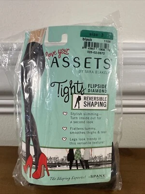 Medias moldeadoras reversibles SPANX Assets Flipside negro diamante 3 Foto 1 de 4