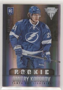 2013 Anthology Titanium Update Draft Position Number Dmitry Korobov Rookie RC