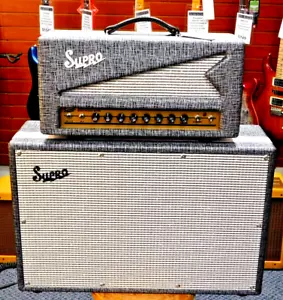 2025 Supro 1696RTH Black Magick Reverb & 1799 Black Magick 2x12 Ext Cabinet!!! - Picture 1 of 10
