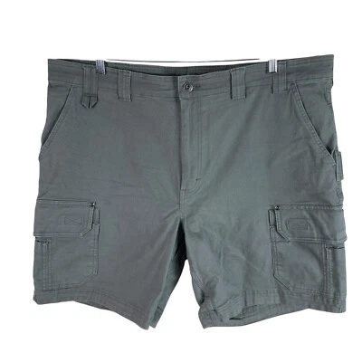 Pantalones Cortos de Carga Duluth Trading Para Hombres Flexibles Manguera contra Incendios Talla 42 Gris Calce Relajado Elastizados Foto 1 de 4