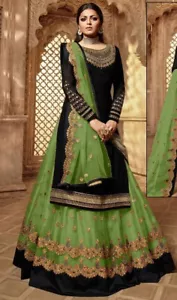 Salwar Kameez Pakistani Designer Indian Wedding Suit Dress New Year Ethnic Party - Picture 1 of 9