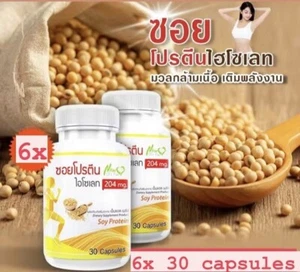 6x Sojaprotein Isolat Natürlicher Hormonersatz Östrogen Weiblich Transgender - Bild 1 von 5