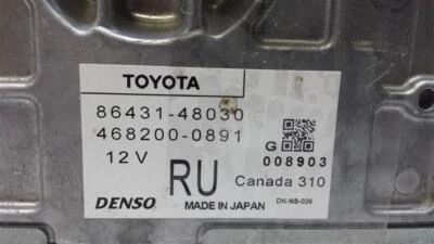 Pantalla de infoentretenimiento usada se adapta a: Lexus RX450H 2010 reproductor detrás de radio ID 86431-4 Foto 1 de 4