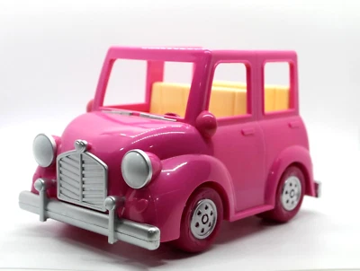 LI'L WOODZEEZ Calico Critters Happy Camper Jeep Pink By Battat Replacement Truck - Image 1 of 4