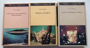 TRILOGIA SPAZIALE (LONTANO/PERELANDRA/QUELL'ORRI), C S Lewis, Adelphi 1992-94-99 - Imagen 1 de 19