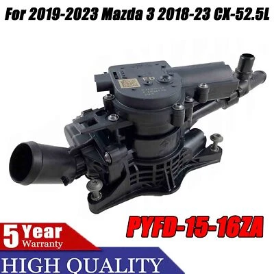 Water Control Valve for Mazda CX-3 CX-5 CX-30 3 5 PYFD-15-16ZA Black 2018-2023 Foto 1 de 4