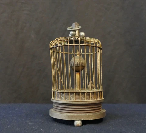 Small Hanging Bird Cage Clock Cover