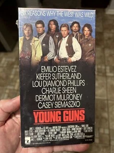 Young Guns (VHS, 1988) RARE VHS Brand New Sealed 1ST PRESSING WATER MARKED CELLO - Picture 1 of 5