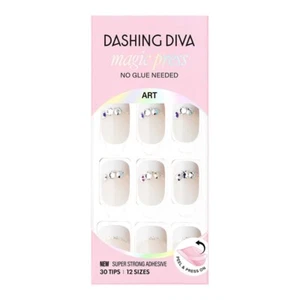 DASHING DIVA MAGIC PRESS ON NAIL KOREA NAIL TIP Cozy Sunshine 30 pcs - Picture 1 of 5