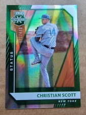 Christian Scott 2021 Panini Elite Extra Edition Status Baseball Card 473/499 